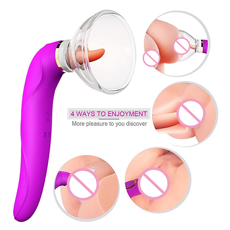 Tongue licking vibrator